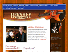 Tablet Screenshot of hersheyviolins.net